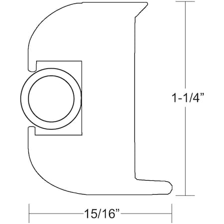 Taco Marine Flex Vinyl Rub Rail Kit - White w/White Insert - 50' V11-3447WWK50-2